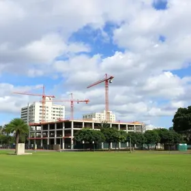 obras do Parque da Cidade