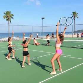 inscrições aulas gratuitas beach tennis pilates