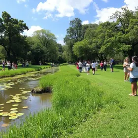 caminhada no Parque da Cidade