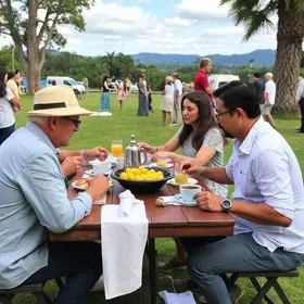 São José realiza café da manhã com atividades ao ar livre