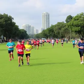 Corrida no Parque da Cidade