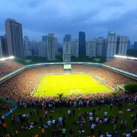 Público lota o Parque da Cidade para ver o Brasil jogar na Copa do Mundo de 2026
