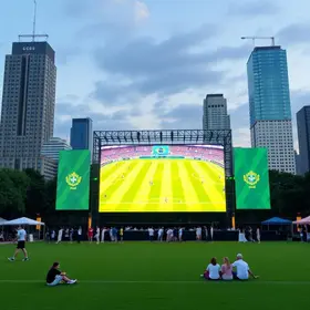 Parque da Cidade telão transmissão jogos Brasil Copa
