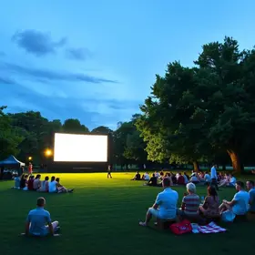 cinema gratuito ao ar livre