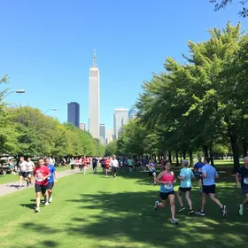 Corrida no Parque da Cidade
