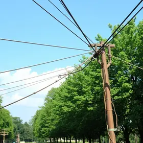 fios e cabos irregulares
