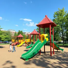 novos parquinhos do parque da cidade